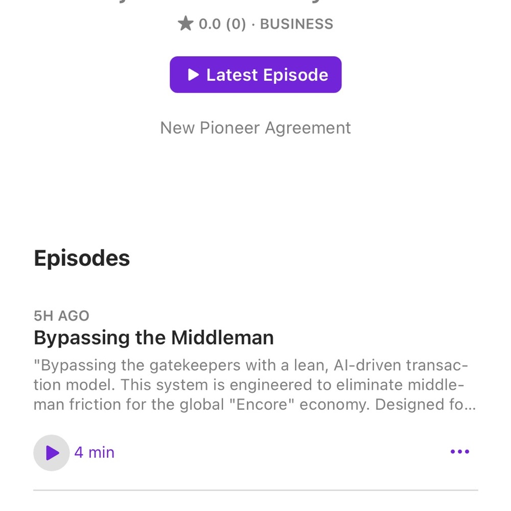 Purple and White Podcast Interface
